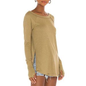 Free People We The Free Snowy Thermal Top Sunstone Size XS